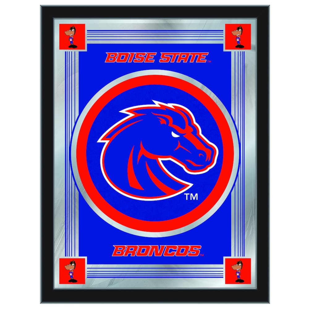 Boise State 17" x 22" Logo Mirror. Picture 1