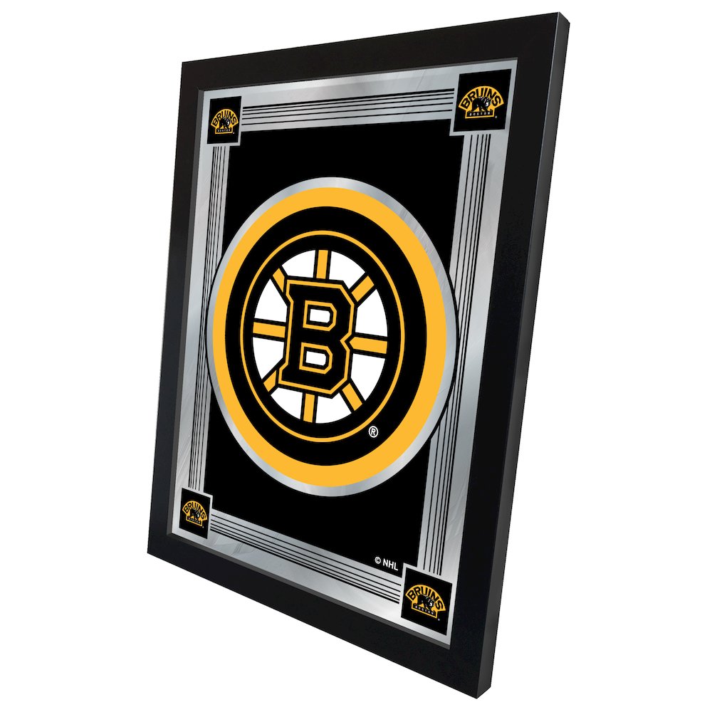 Boston Bruins 17" x 22" Logo Mirror. Picture 2