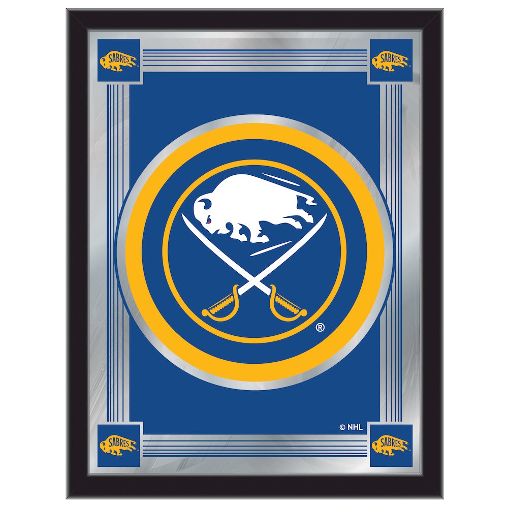 Buffalo Sabres 17" x 22" Logo Mirror. Picture 1