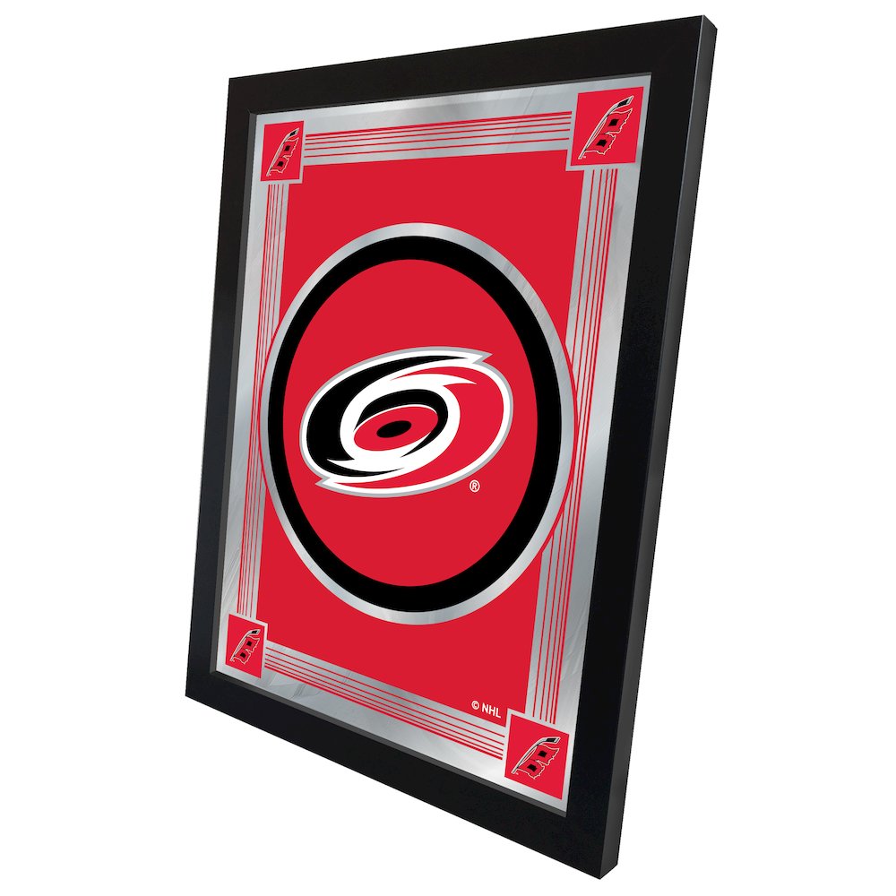 Carolina Hurricanes 17" x 22" Logo Mirror. Picture 2