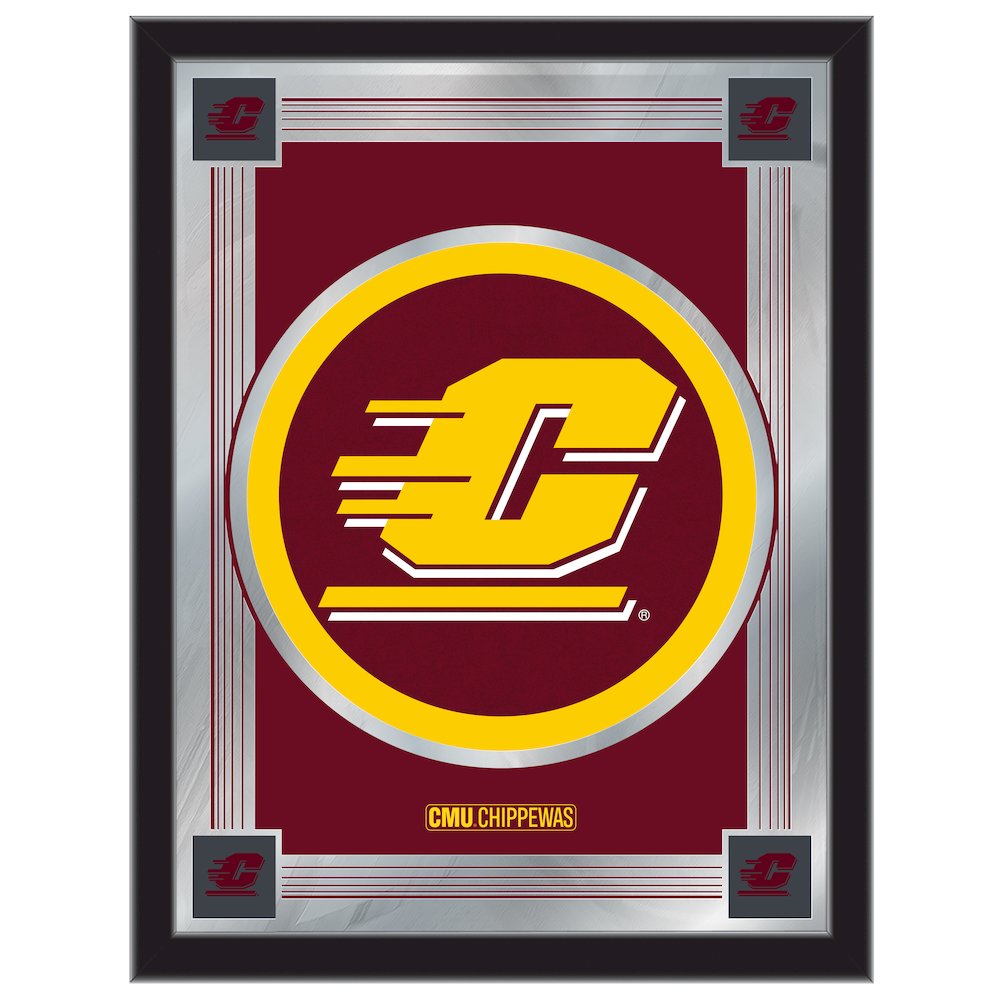 Central Michigan 17" x 22" Logo Mirror. Picture 1