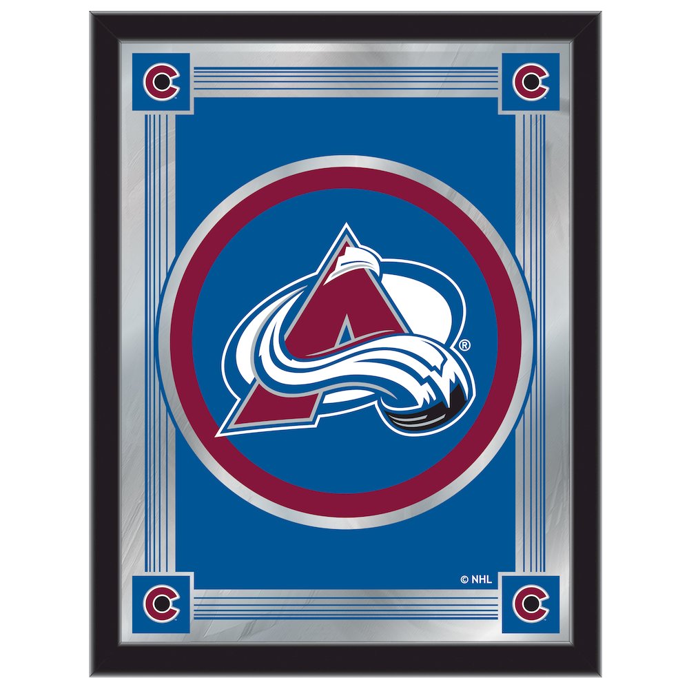 Colorado Avalanche 17" x 22" Logo Mirror. Picture 1