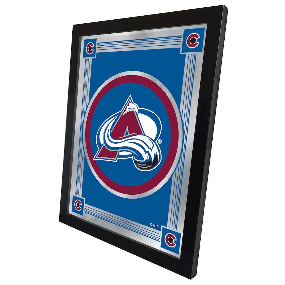 Colorado Avalanche 17" x 22" Logo Mirror. Picture 2