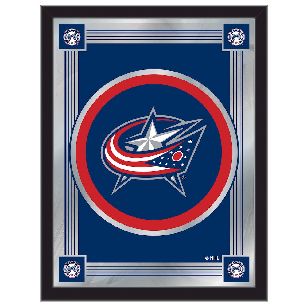 Columbus Blue Jackets 17" x 22" Logo Mirror. Picture 1