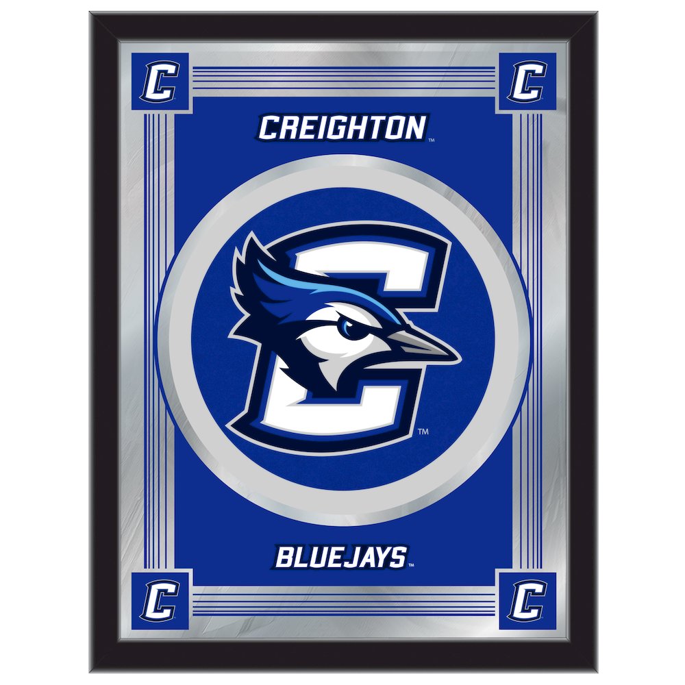 Creighton 17" x 22" Logo Mirror. Picture 1