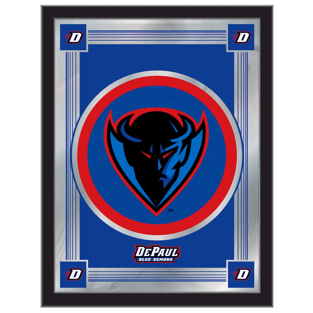 DePaul 17" x 22" Logo Mirror. Picture 1