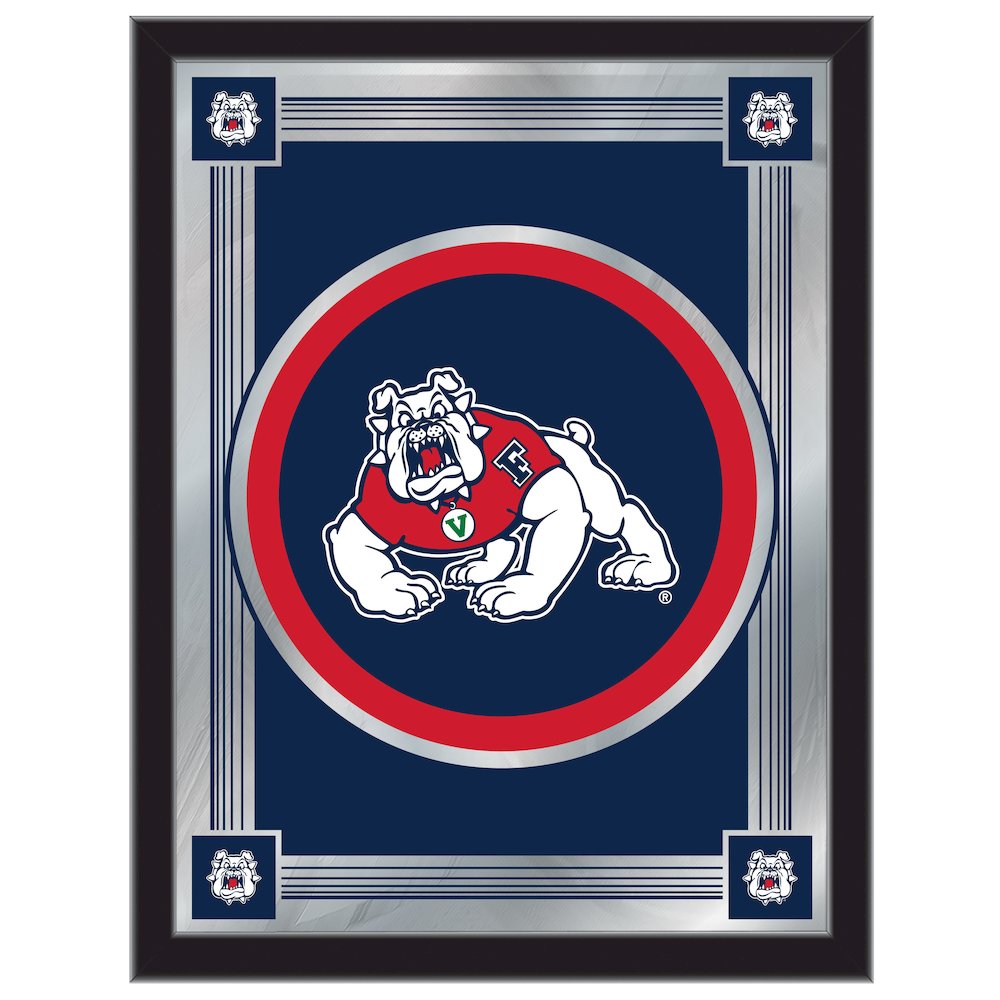 Fresno State 17" x 22" Logo Mirror. Picture 1