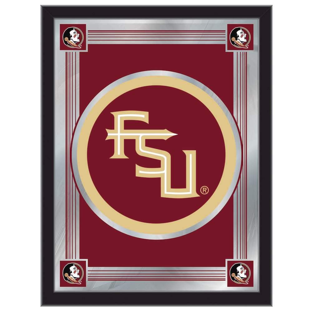 Florida State (Script) 17" x 22" Logo Mirror. Picture 1