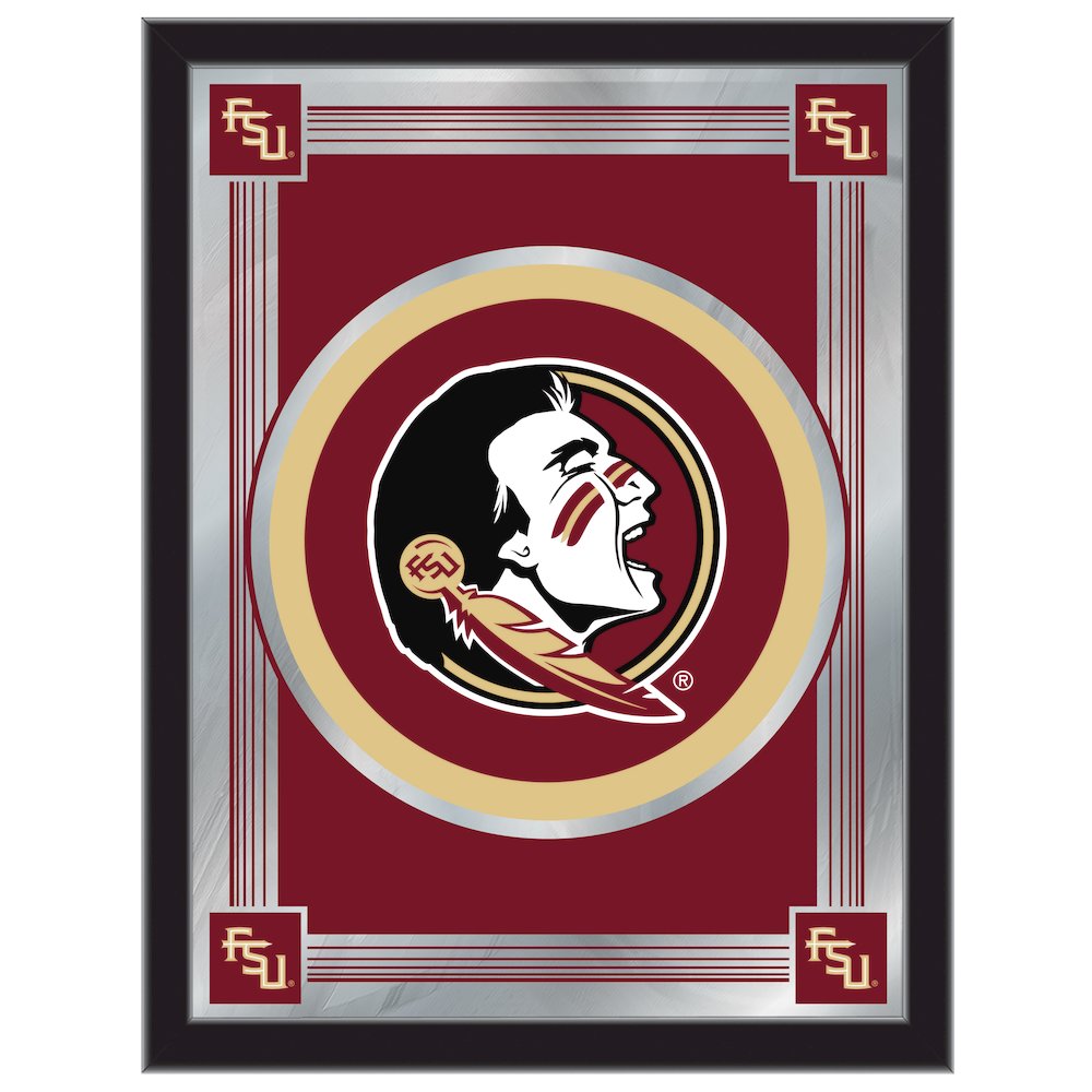 Florida State (Head) 17" x 22" Logo Mirror. Picture 1