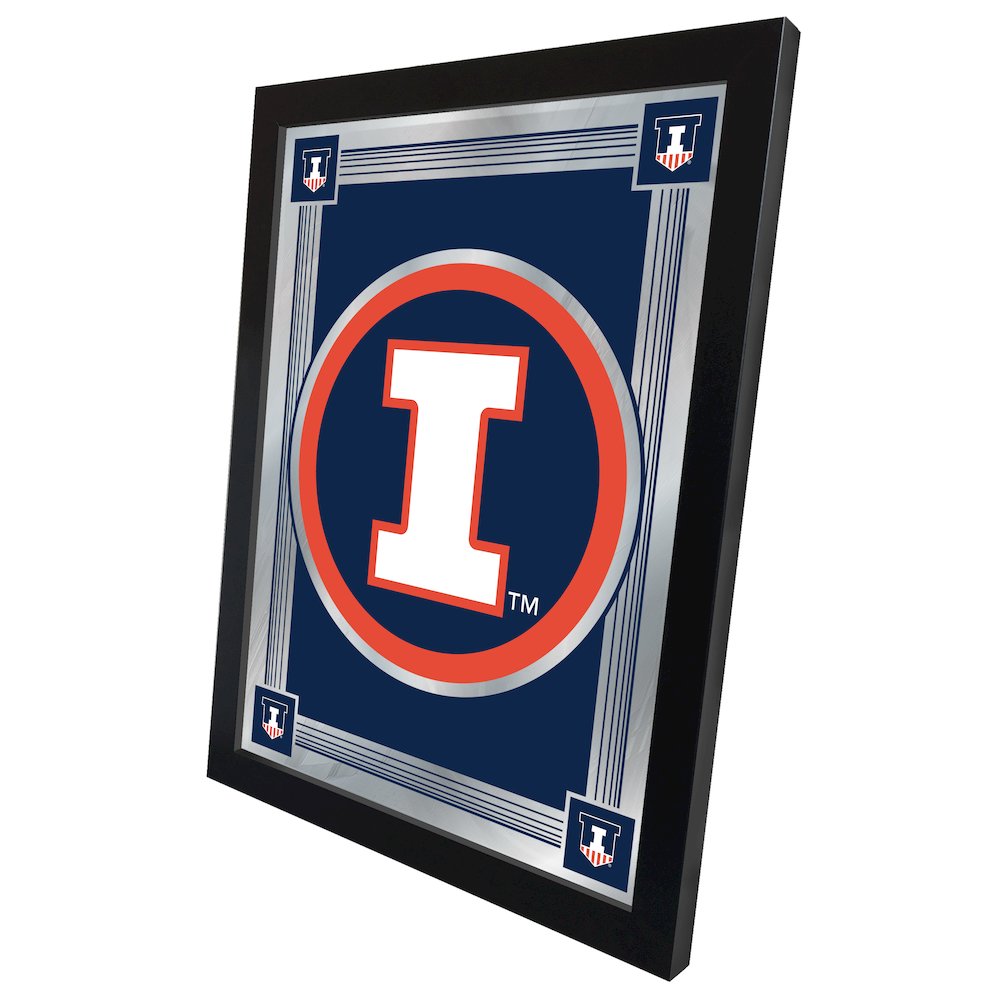 Illinois 17" x 22" Logo Mirror. Picture 2