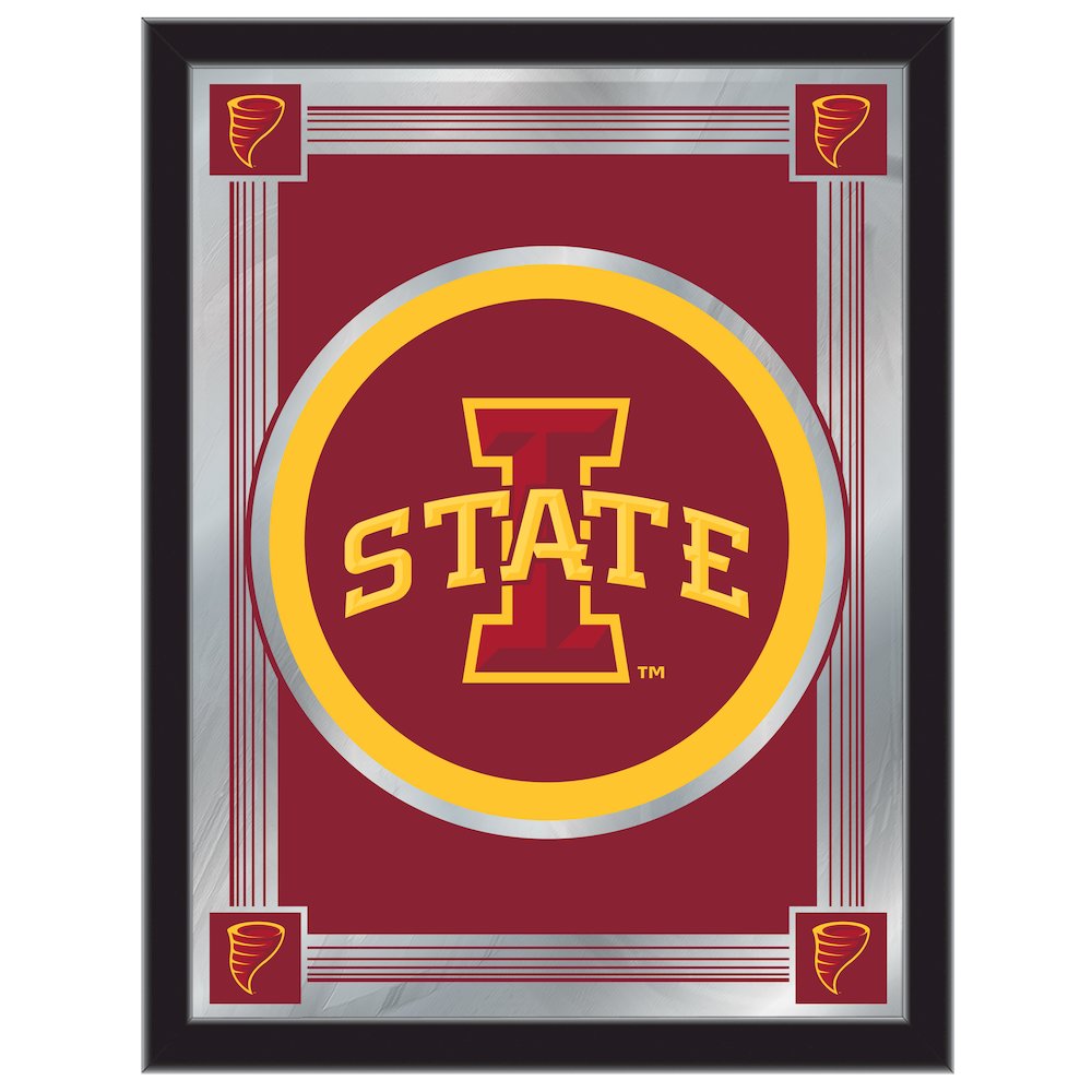 Iowa State 17" x 22" Logo Mirror. Picture 1