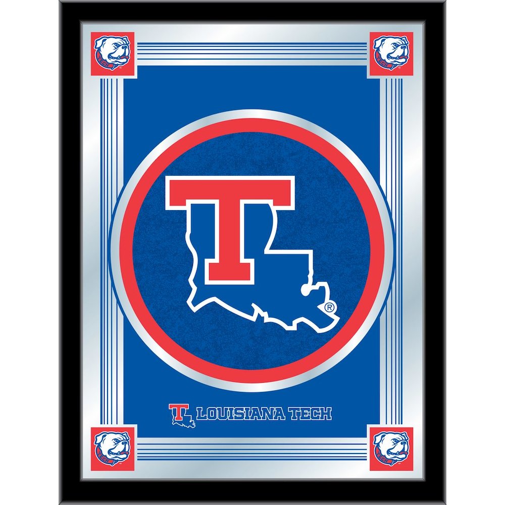 Louisiana Tech 17" x 22" Logo Mirror. Picture 1