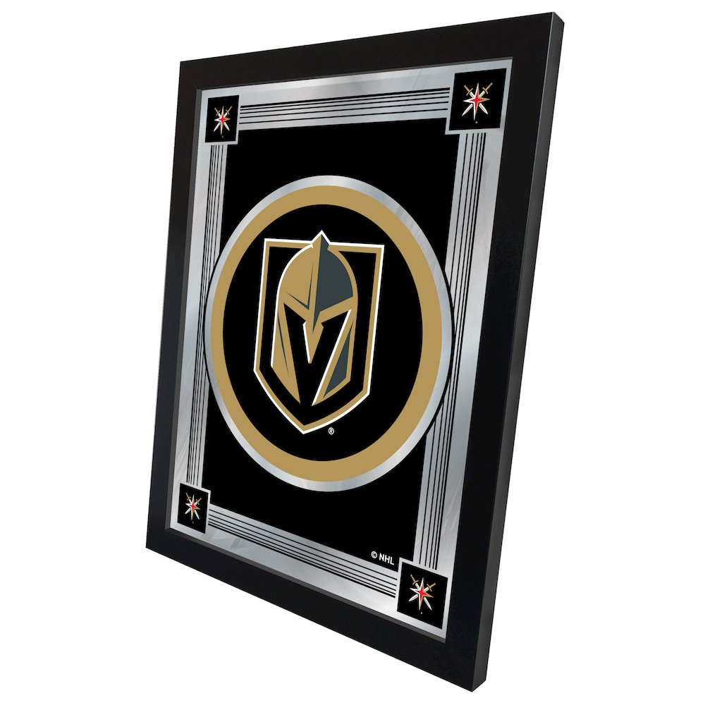 Vegas Golden Knights 17" x 22" Logo Mirror. Picture 2