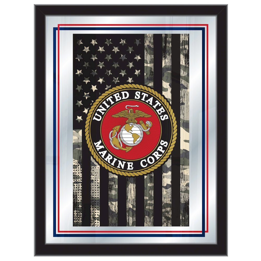 U.S. Marines 17" x 22" Logo Mirror. Picture 1