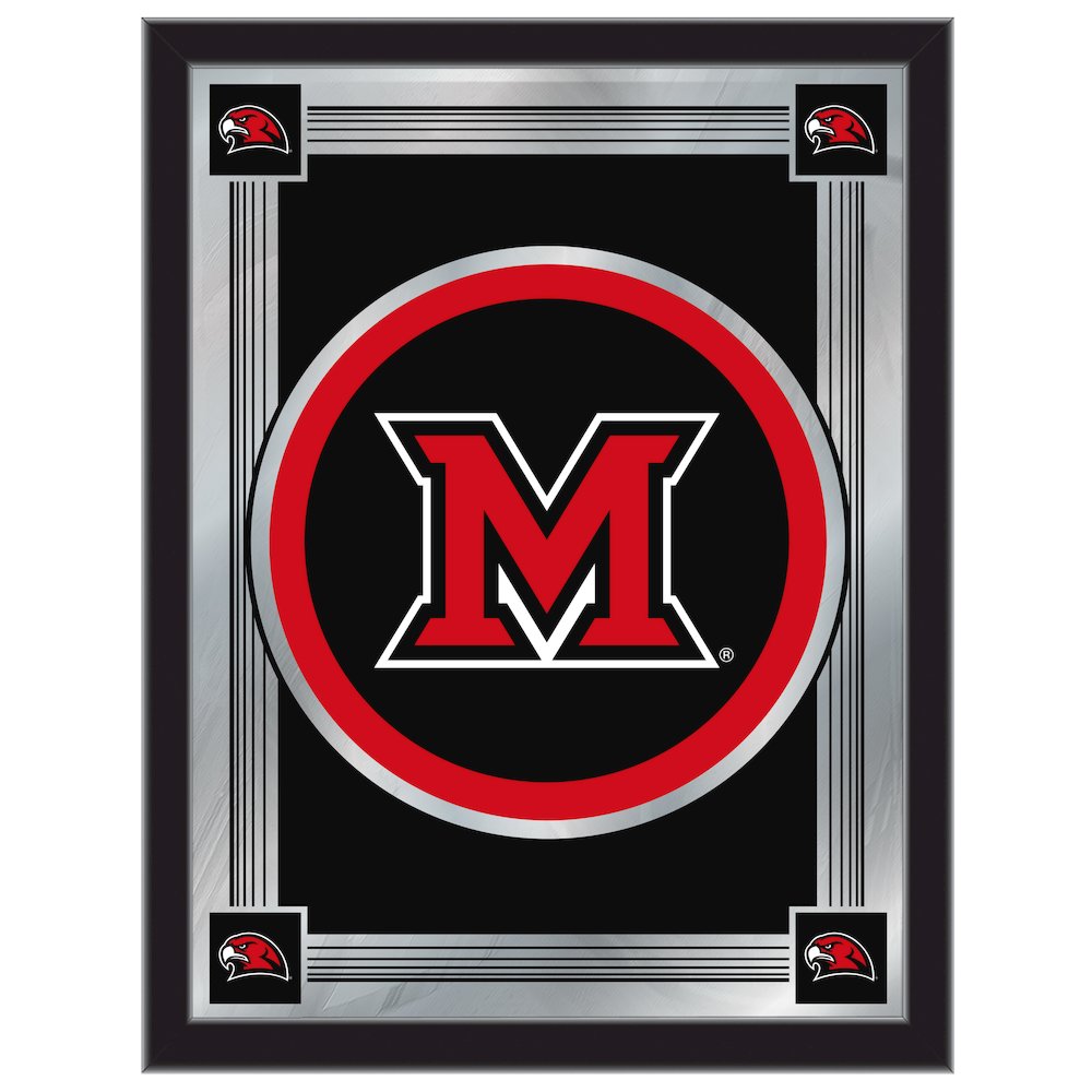 Miami (OH) 17" x 22" Logo Mirror. Picture 1