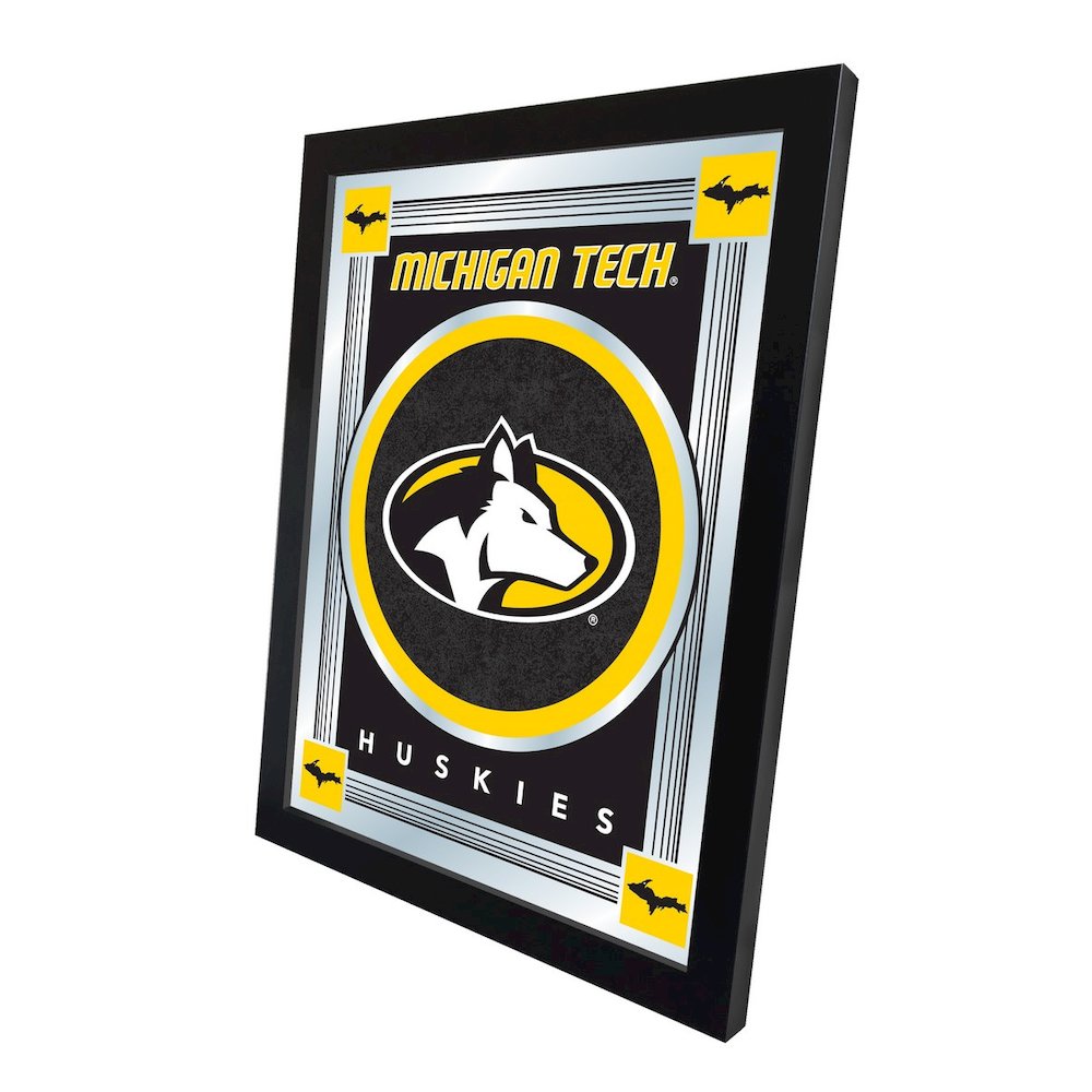 Michigan Tech 17" x 22" Logo Mirror. Picture 2