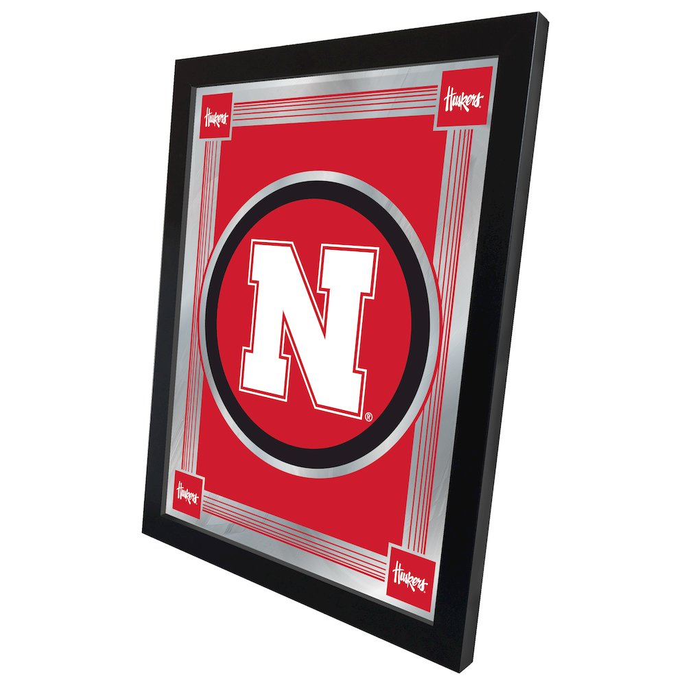 Nebraska 17" x 22" Logo Mirror. Picture 2