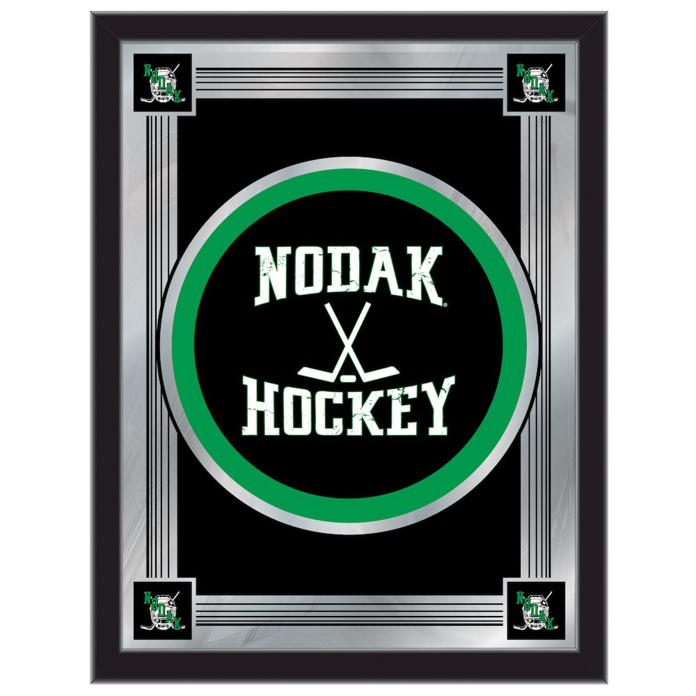 North Dakota Hockey 17" x 22" Logo Mirror. Picture 1