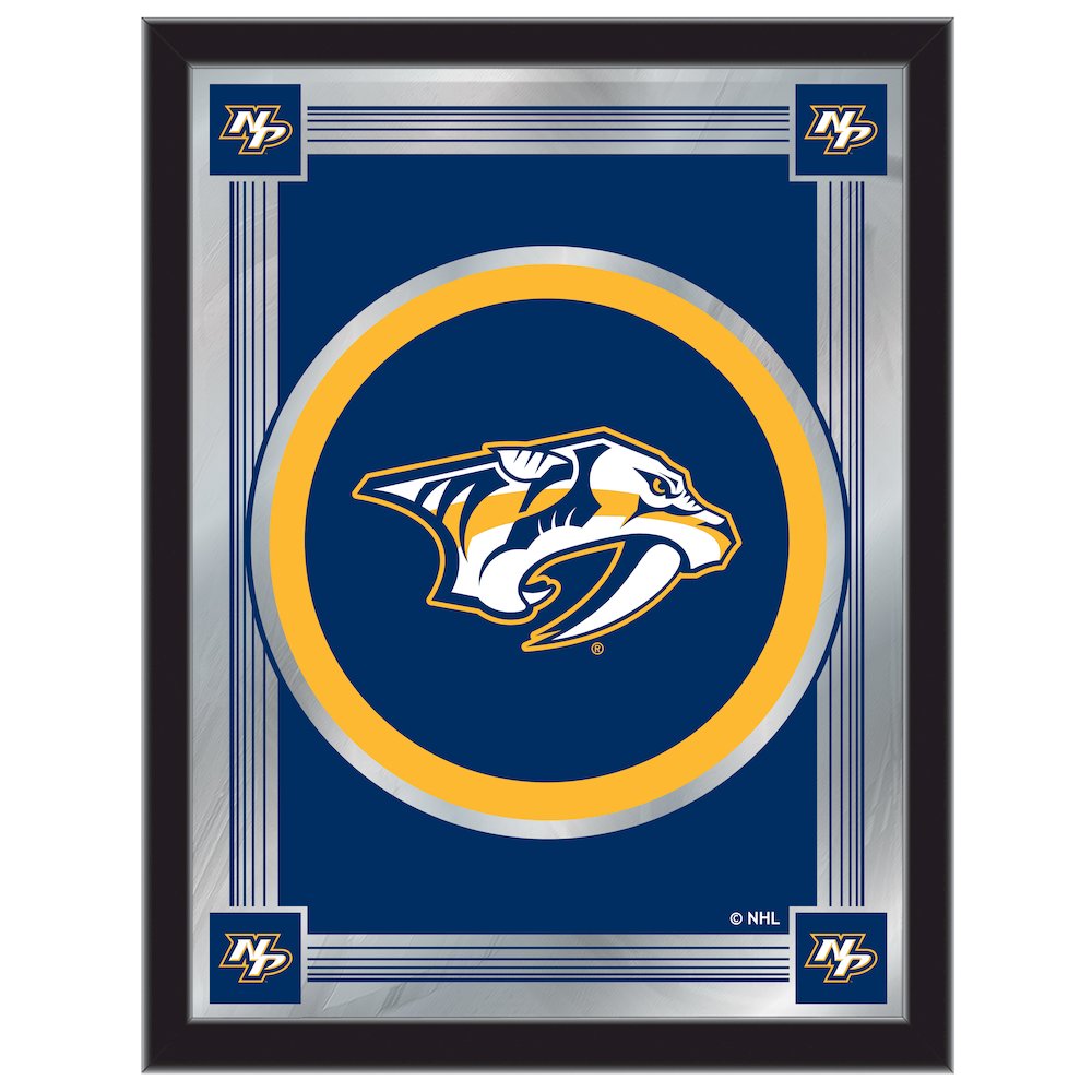 Nashville Predators 17" x 22" Logo Mirror. Picture 1