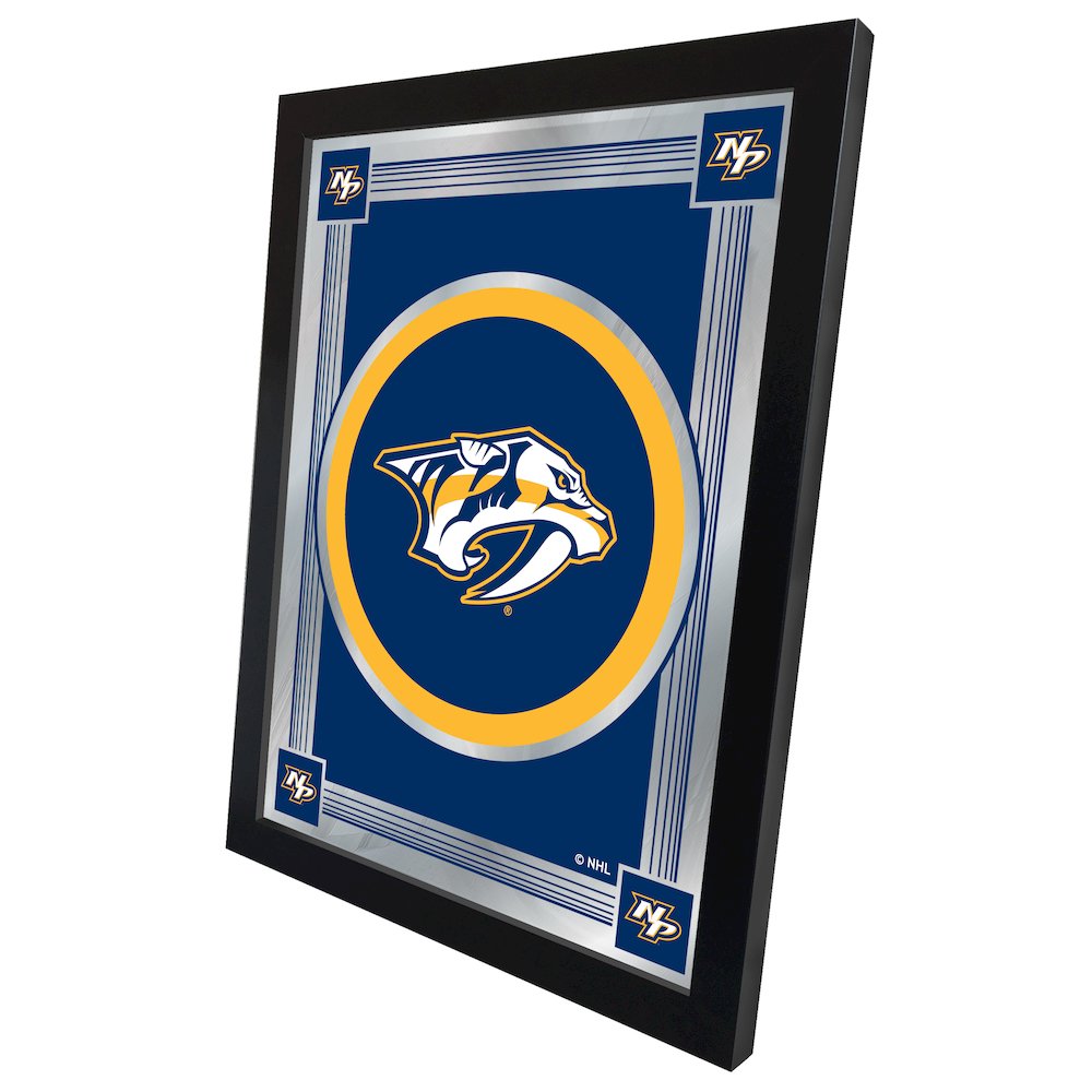 Nashville Predators 17" x 22" Logo Mirror. Picture 2