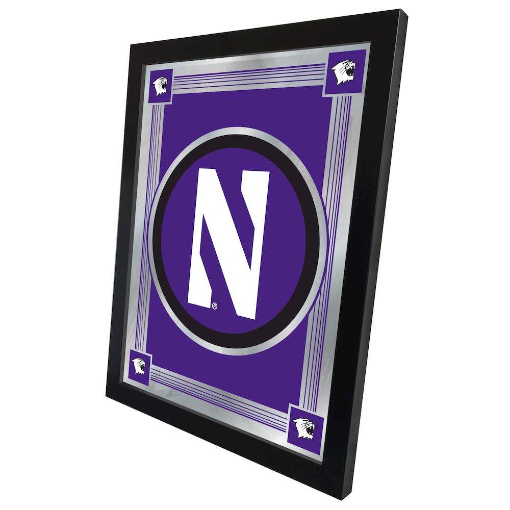 Northwestern 17" x 22" Logo Mirror. Picture 2