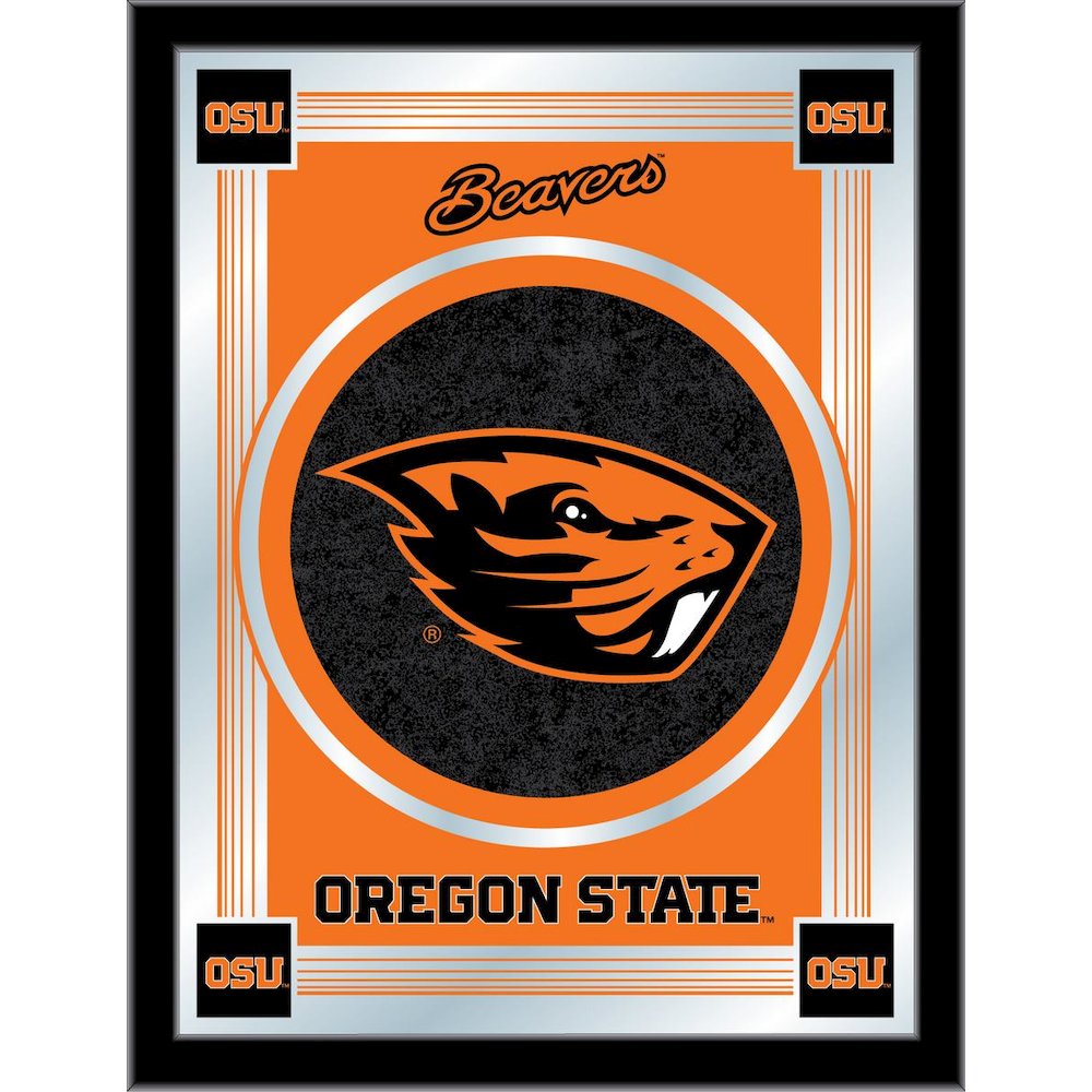 Oregon State 17" x 22" Logo Mirror. Picture 1
