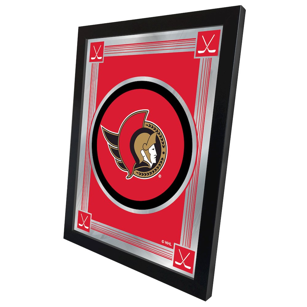 Ottawa Senators 17" x 22" Logo Mirror. Picture 2
