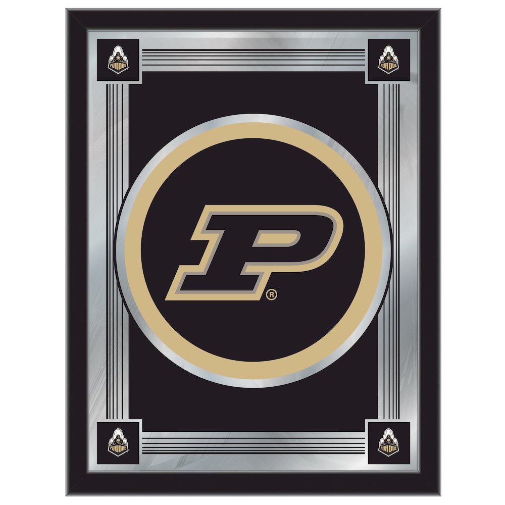 Purdue 17" x 22" Logo Mirror. Picture 1