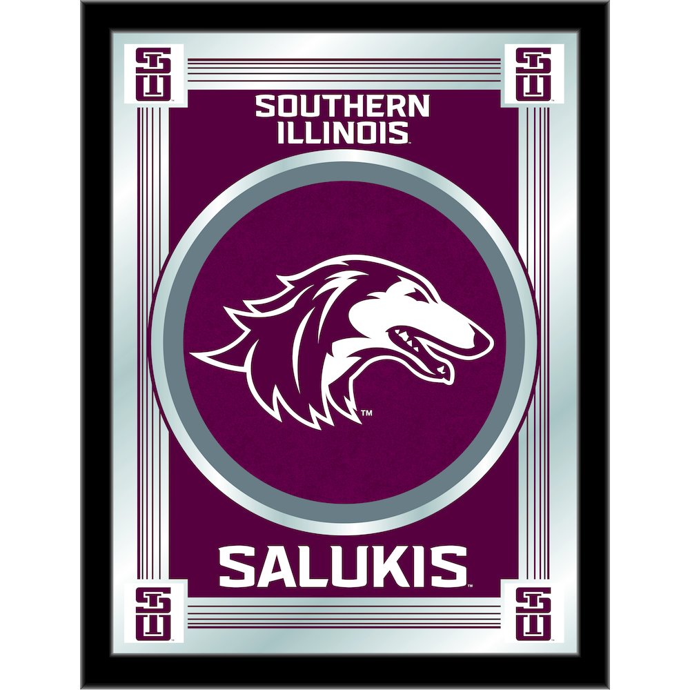 Southern Illinois 17" x 22" Logo Mirror. Picture 1