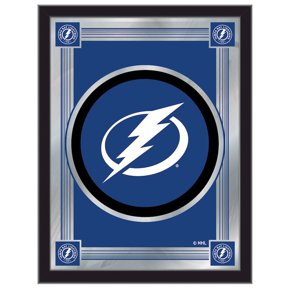 Tampa Bay Lightning 17" x 22" Logo Mirror. Picture 1
