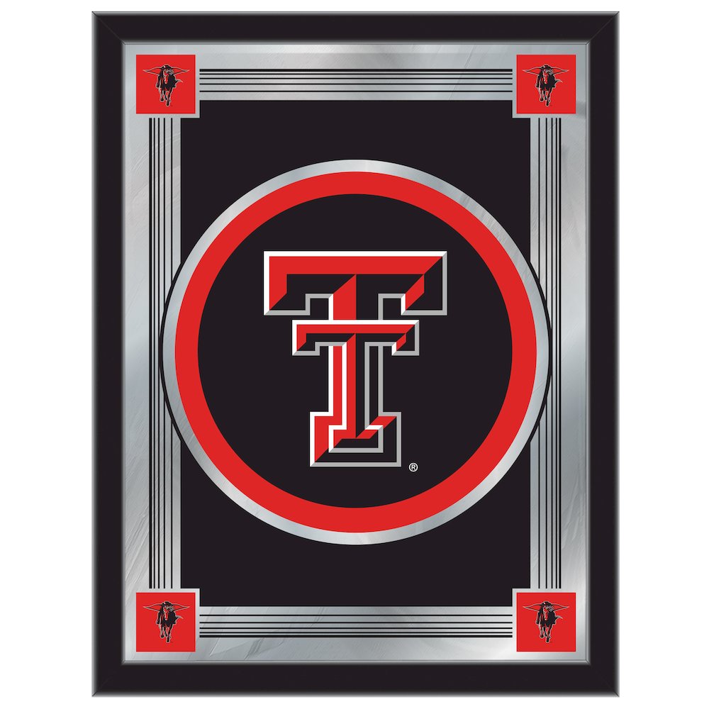 Texas Tech 17" x 22" Logo Mirror. Picture 1