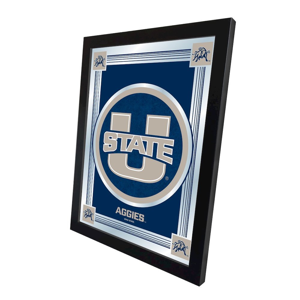 Utah State 17" x 22" Logo Mirror. Picture 2