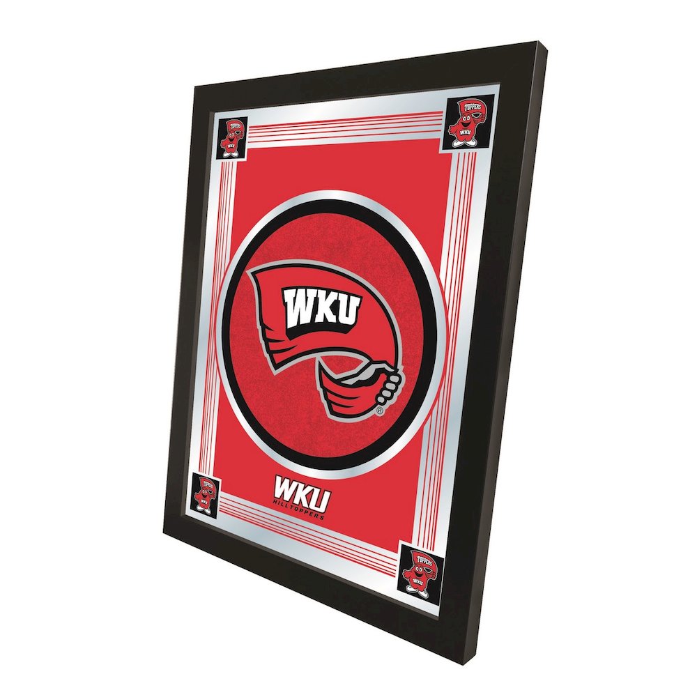 Western Kentucky 17" x 22" Logo Mirror. Picture 2