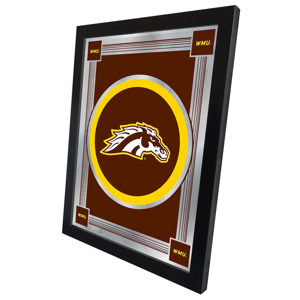 Western Michigan 17" x 22" Logo Mirror. Picture 2