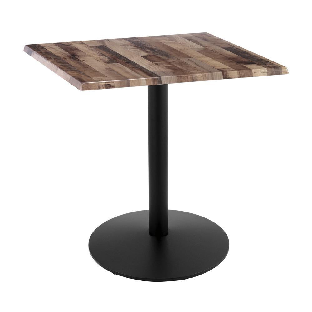 36" Tall OD214 Indoor/Outdoor All-Season Table with 30" x 30" Square Rustic Top. Picture 1