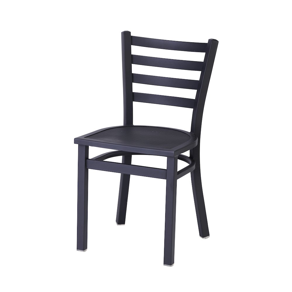 Jackie 1 - 18" Outdoor Chair with Black Wrinkle Finish. Picture 1