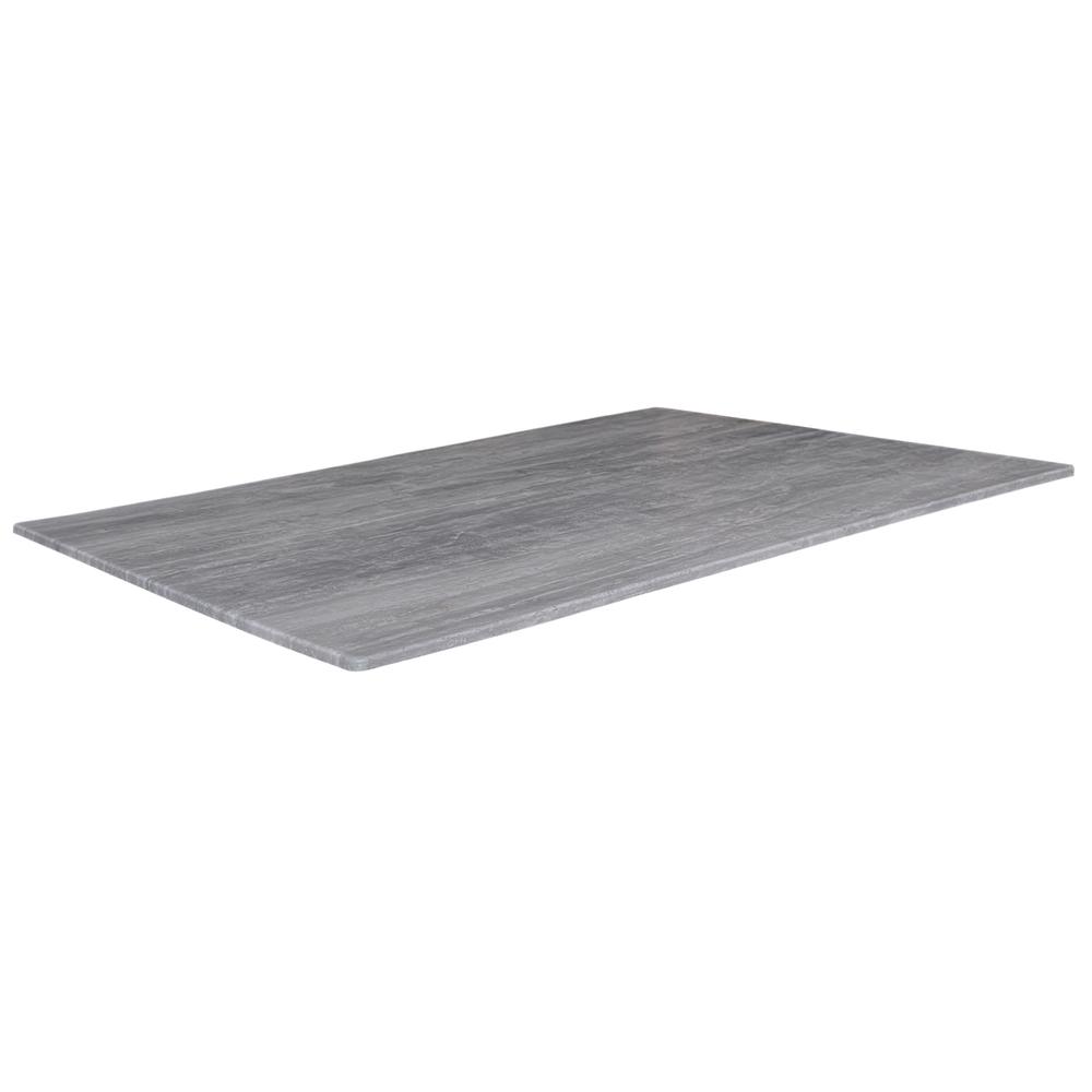 32" x 48" Greystone, Indoor/Outdoor All-Season EuroSlim Table Top. Picture 1