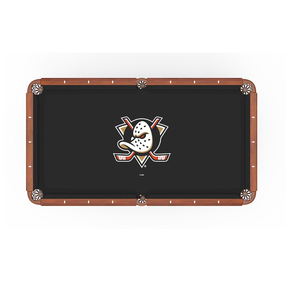 Anaheim Ducks 8' Pool Table with a Chardonnay Finish. Picture 2