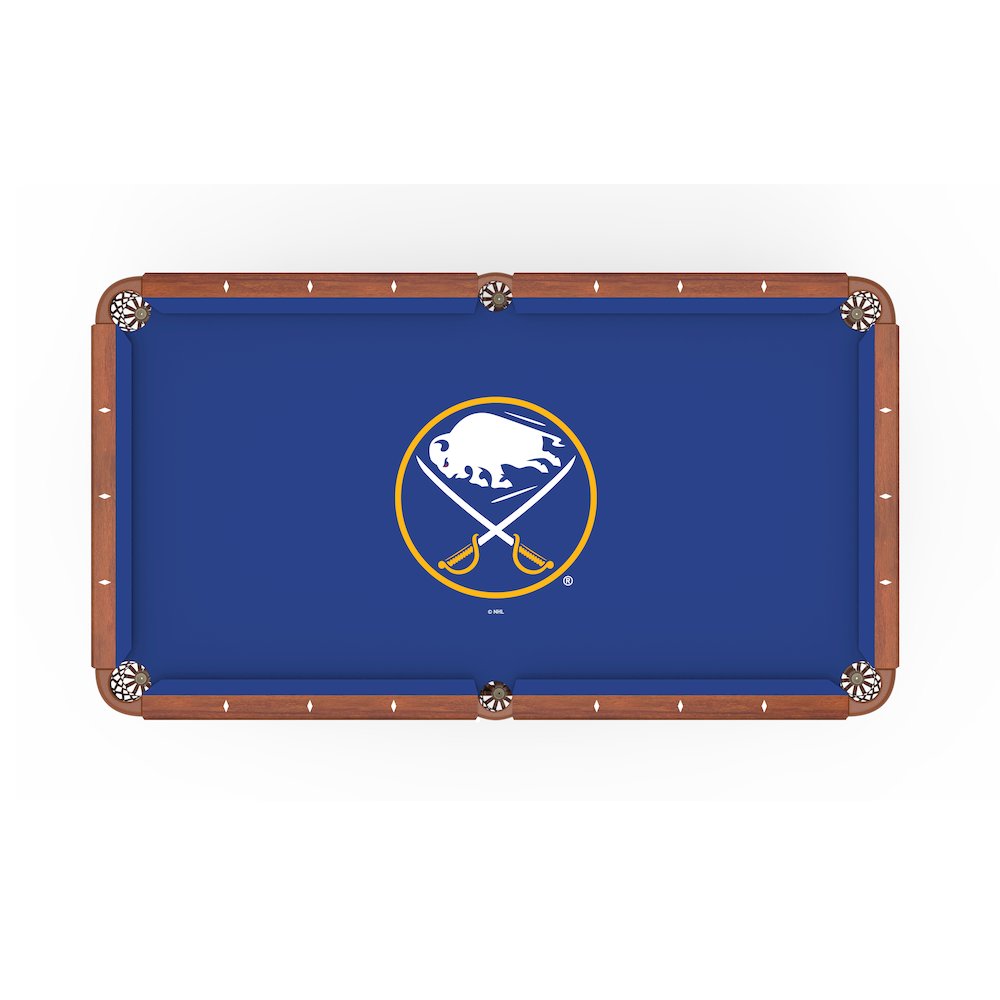 Buffalo Sabres 8' Pool Table with a Chardonnay Finish. Picture 2