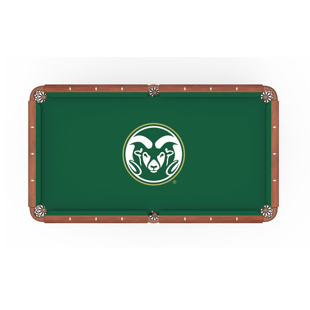 Colorado State University 8' Pool Table with a Chardonnay Finish. Picture 2