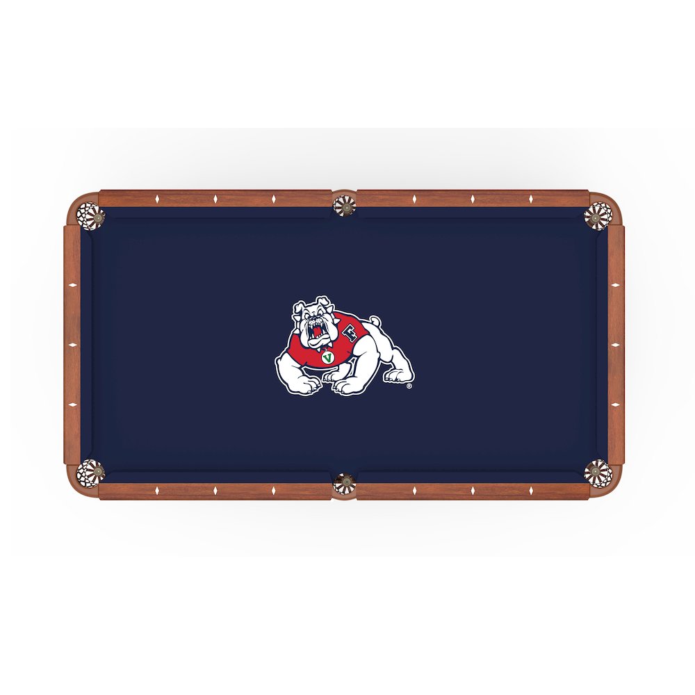 Fresno State University 8' Pool Table with a Chardonnay Finish. Picture 2