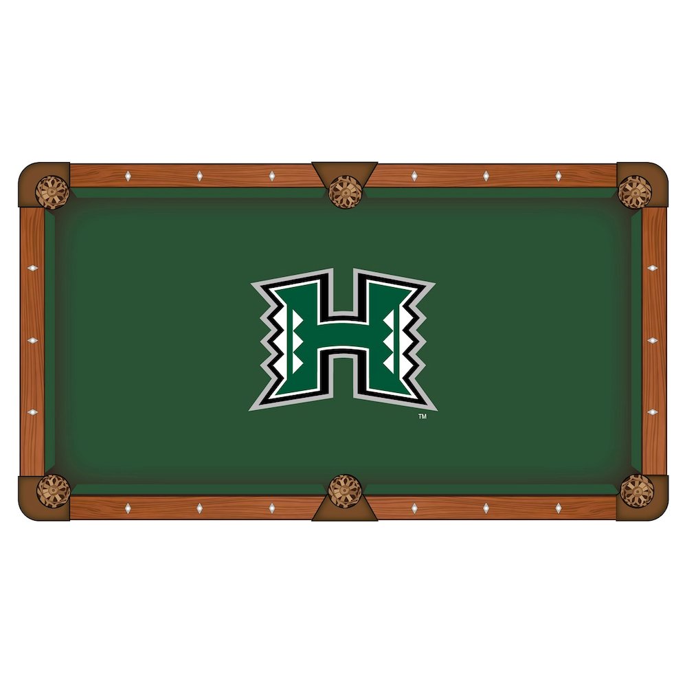 University of Hawaii 8' Pool Table with a Chardonnay Finish. Picture 2