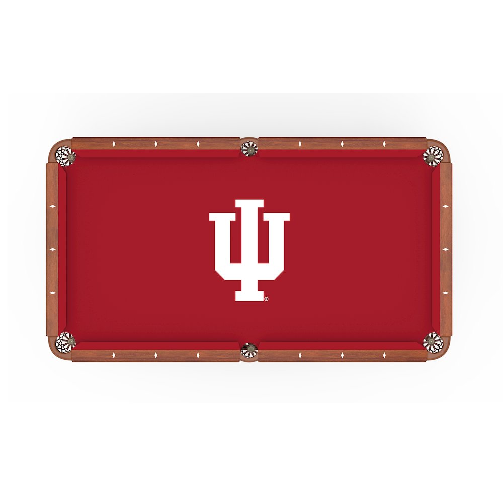 Indiana University 8' Pool Table with a Chardonnay Finish. Picture 2