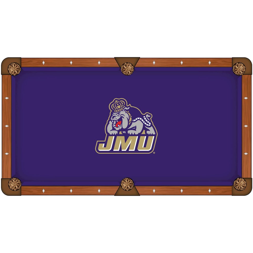 James Madison University 8' Pool Table with a Chardonnay Finish. Picture 2