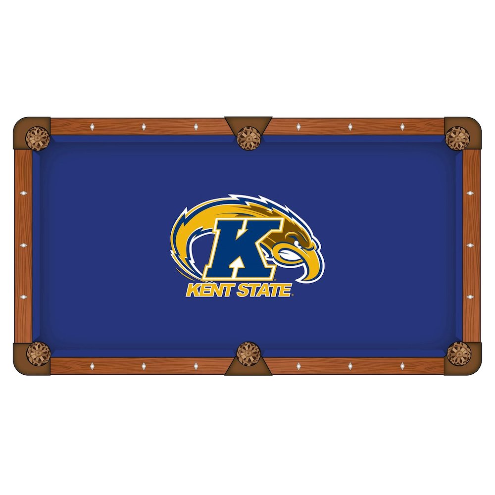 Kent State University 8' Pool Table with a Chardonnay Finish. Picture 2