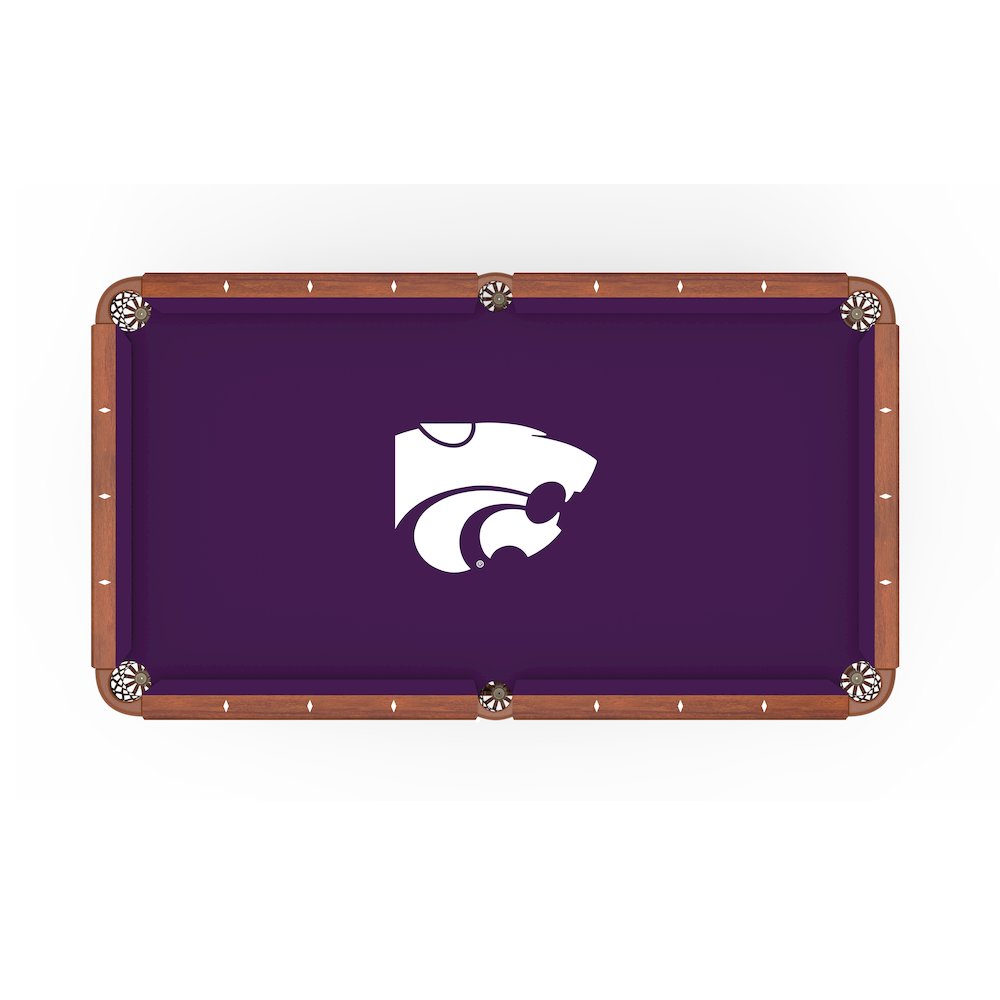 Kansas State University 8' Pool Table with a Chardonnay Finish. Picture 2