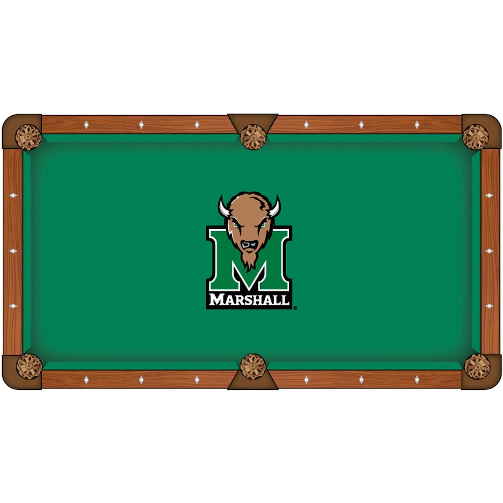 Marshall University 8' Pool Table with a Chardonnay Finish. Picture 2