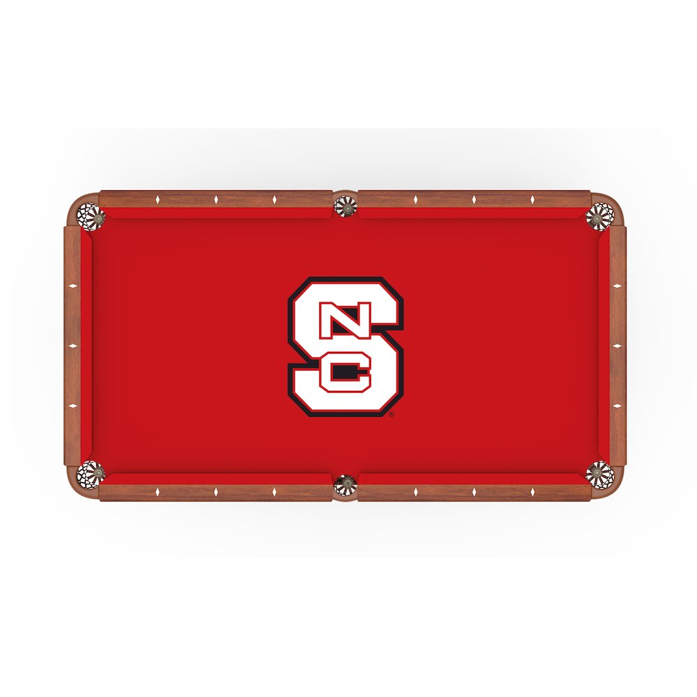 North Carolina State University 8' Pool Table with a Chardonnay Finish. Picture 2