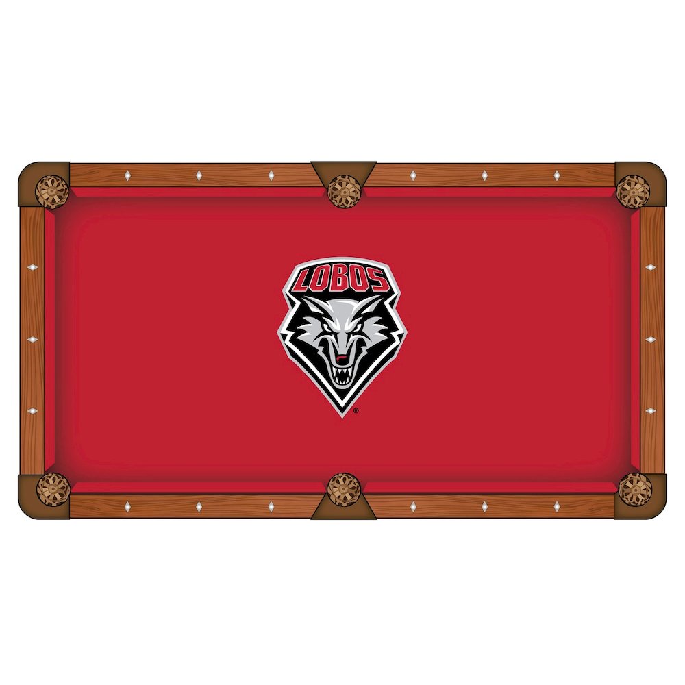 University of New Mexico 8' Pool Table with a Chardonnay Finish. Picture 2
