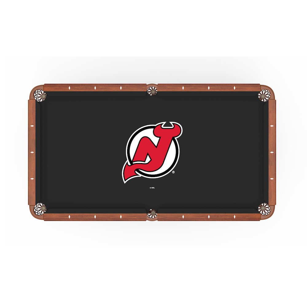 New Jersey Devils 8' Pool Table with a Chardonnay Finish. Picture 2